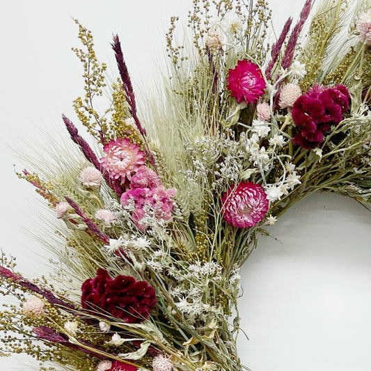 Dried Garden Admirer Wreath