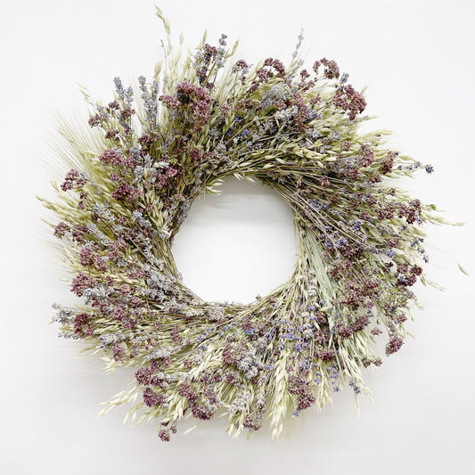 Dried Lavender Oregano Wreath