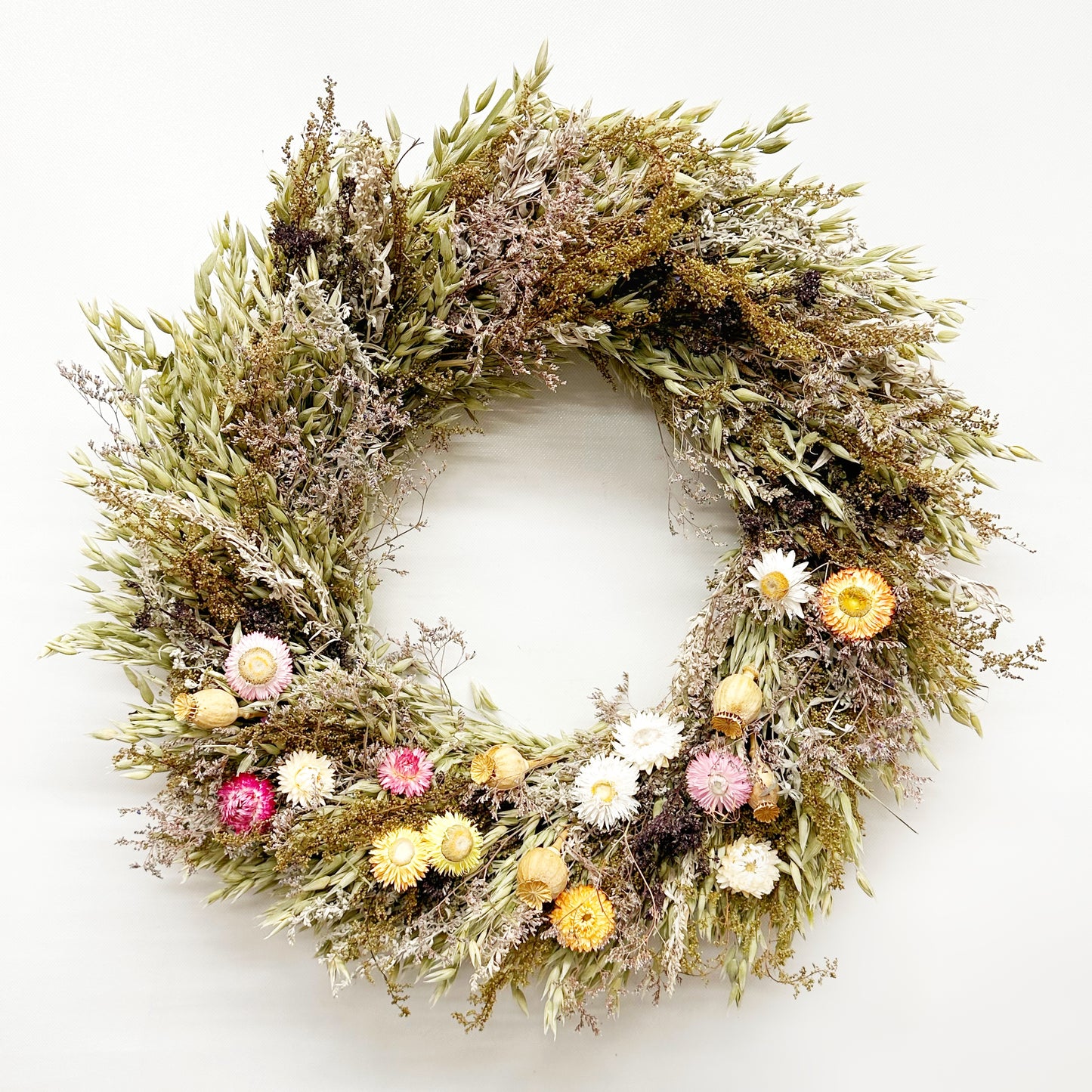 Dried Spring Daylight Wreath