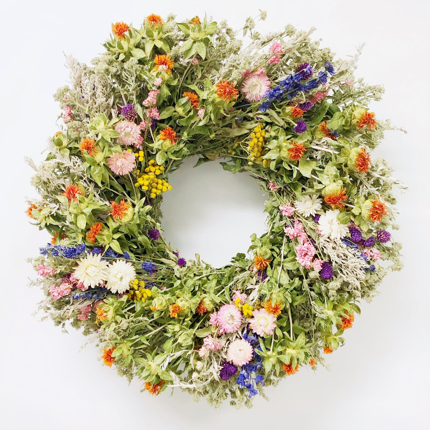 Dried Thriving Spring Wreath