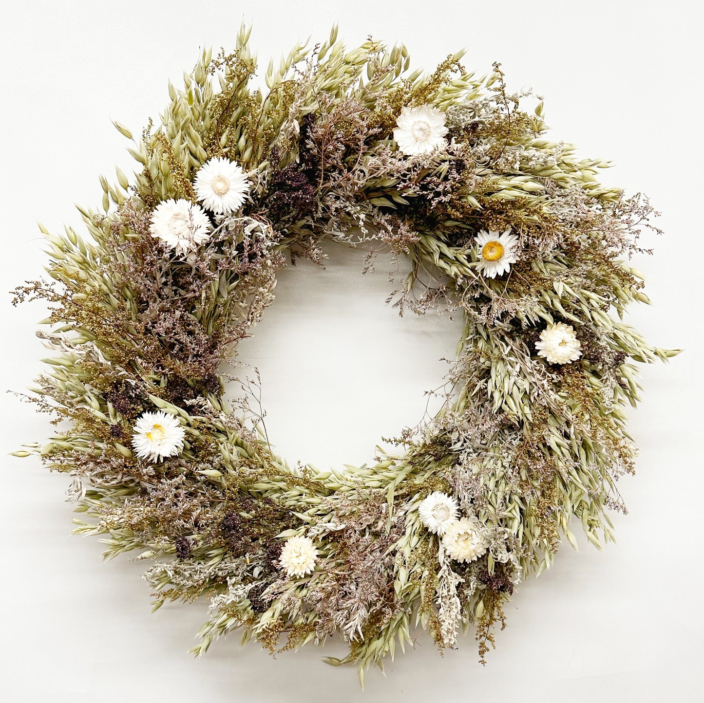 Dried Pure Meadow Wreath