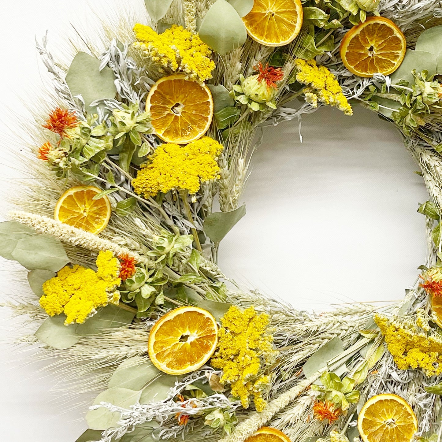 Dried Sunny Citrus Wreath