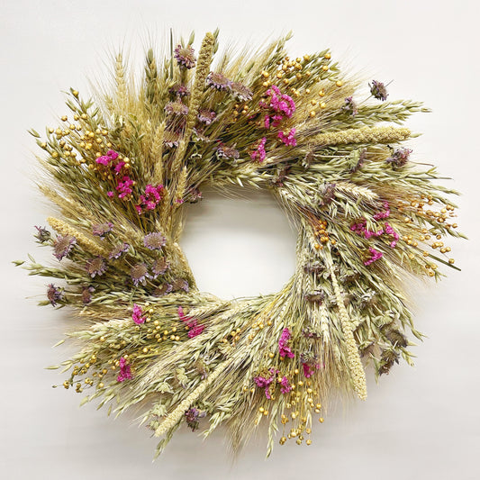 Dried Spring Charm Wreath