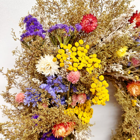 Dried Oval Botanical Wreath