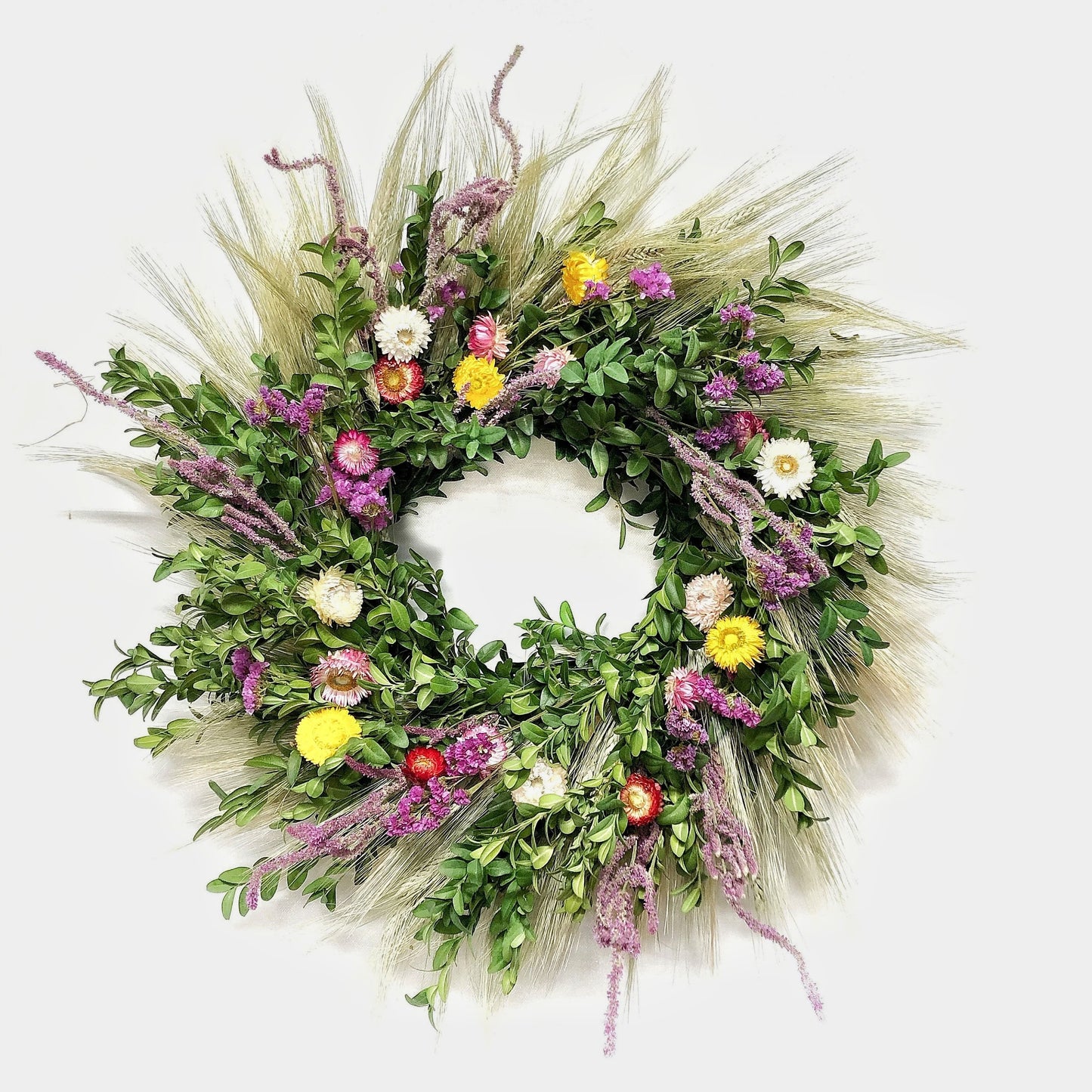 Dried Over the Rainbow Wreath